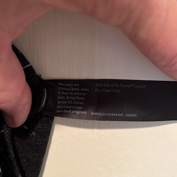 Eileen fisher kimono style silk jacket. Black and cream pattern. RARE - Picture 4 of 13